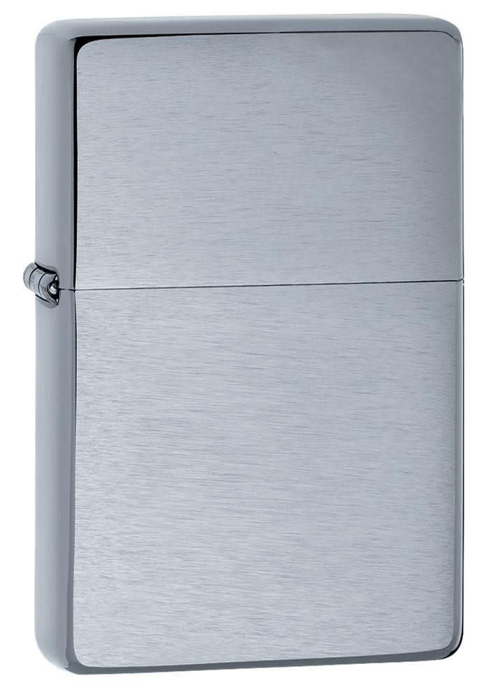 Zippo Zippo Vintage Brushed Chrome with Slash Windproof Lighter | 23025 - Home & Kitchen - Lebanon