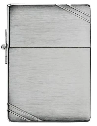 Zippo 1935 Replica with Slashes Brushed Chrome Windproof Lighter | 1935