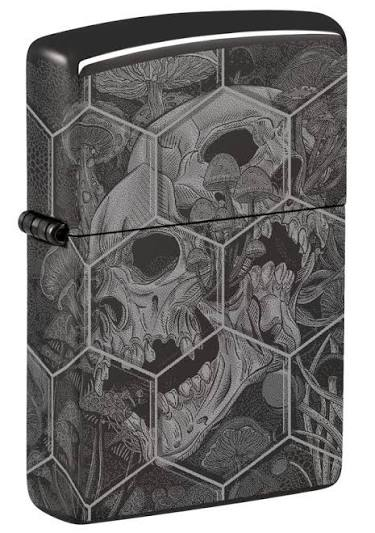 Zippo Zippo Trippy Skull Design Windproof Lighter | 46425 - Home & Kitchen - Lebanon