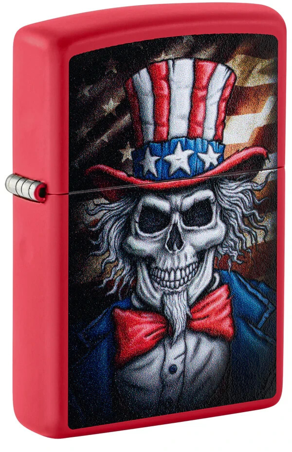 Zippo Zippo Uncle Sam Skull Design Windproof Lighter | 46696 - Home & Kitchen - Lebanon