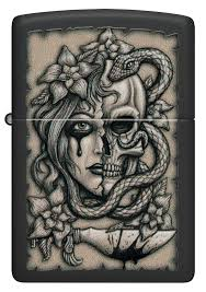 Zippo Zippo Gory Tattoo Design Windproof Lighter | 48616 - Home & Kitchen - Lebanon