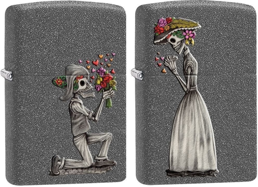 Zippo Zippo Day of the Dead Skulls Set Windproof Lighter | 28987 - Home & Kitchen - Lebanon