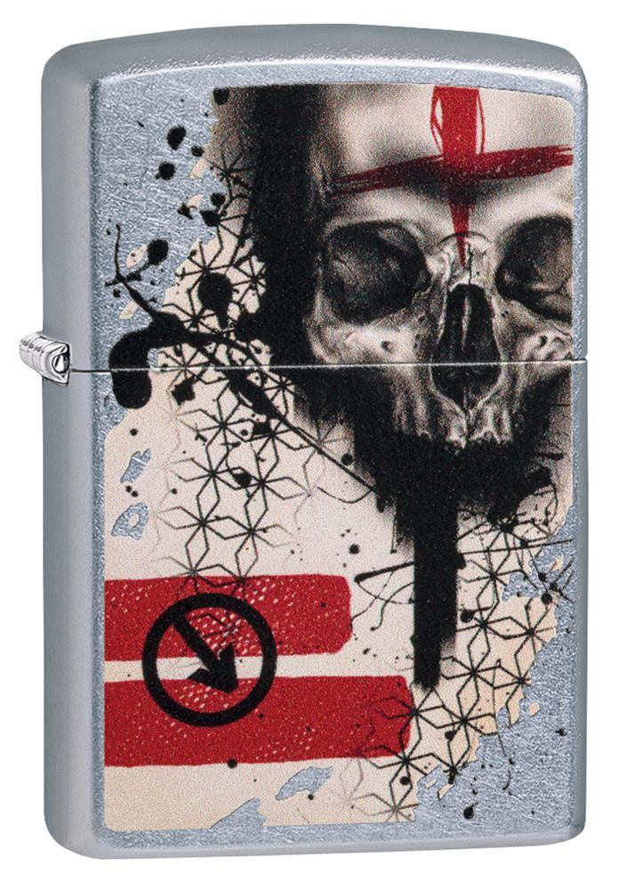 Zippo Zippo Trash Polka Tattoo Skull Design Windproof Lighter | 29856 - Home & Kitchen - Lebanon