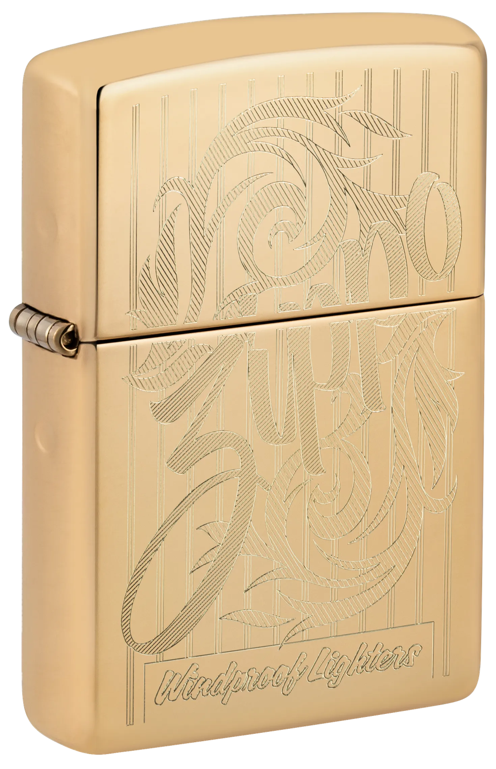 Zippo Zippo Swirling Filigree Design High Polish Brass Windproof Lighter | 46568 - Home & Kitchen - Lebanon
