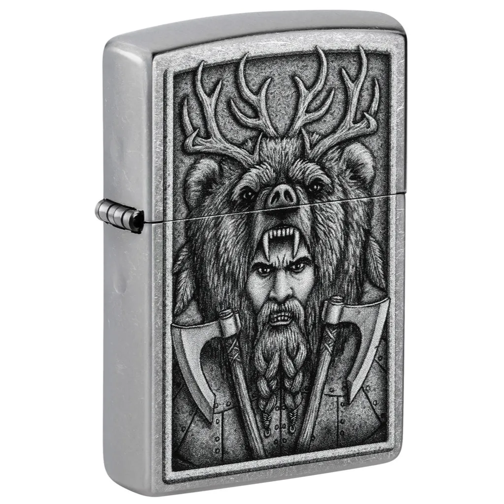 Zippo Zippo Barbarian Design Windproof Lighter | 48731 - Home & Kitchen - Lebanon