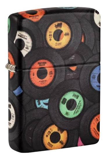 Zippo Zippo Records Design Windproof Lighter | 48770 - Home & Kitchen - Lebanon