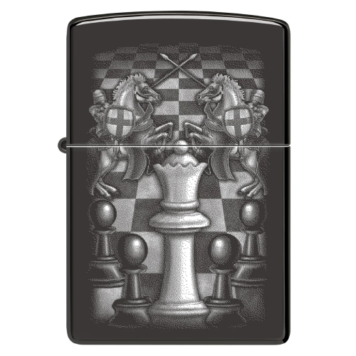 Zippo Zippo Chess Design Windproof Lighter | 48762 - Home & Kitchen - Lebanon