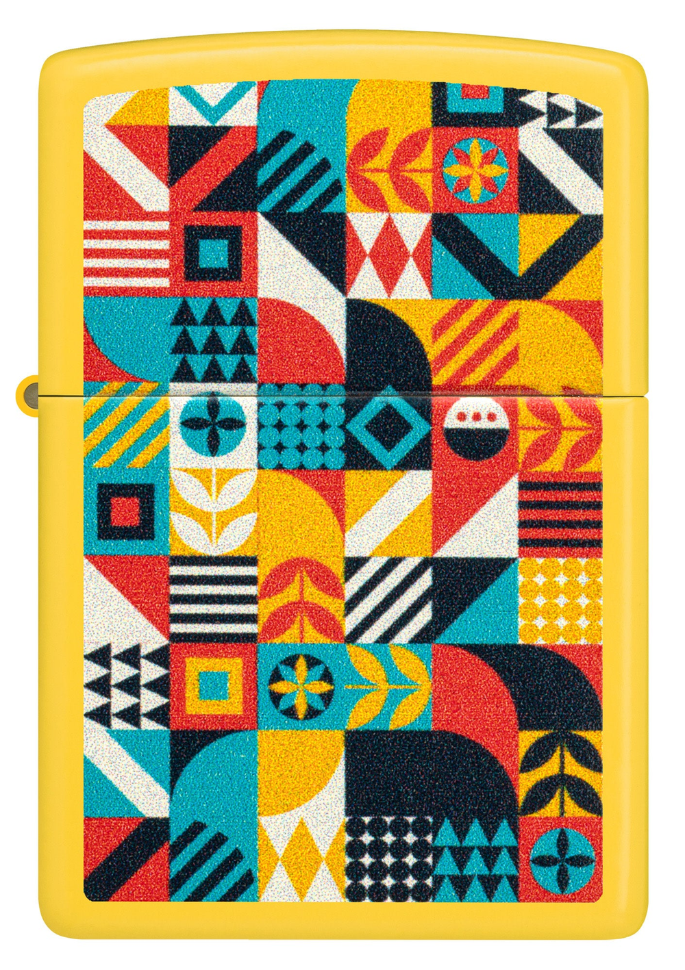 Zippo Zippo Geometric Pattern Design Windproof Lighter | 46586 - Home & Kitchen - Lebanon