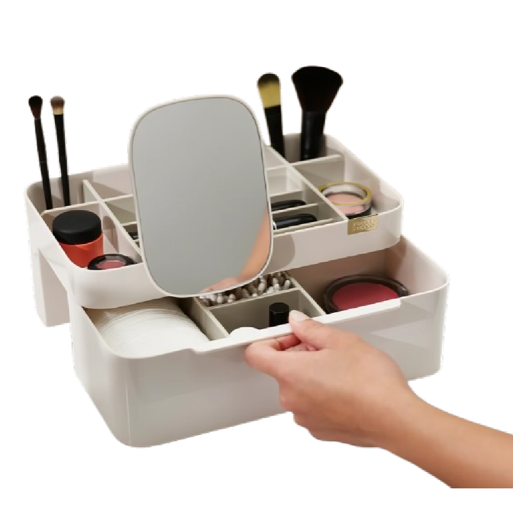 Joseph Joseph Joseph Joseph Viva Large Cosmetic Organiser with Removable Mirror | 75005 - Home & Kitchen - Lebanon
