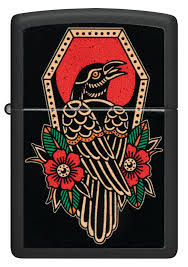 Zippo Zippo Crow Tattoo Design Windproof Lighter | 48611 - Home & Kitchen - Lebanon