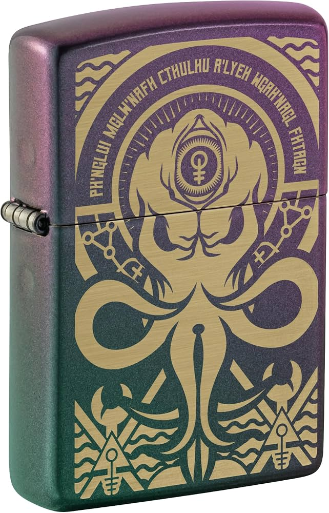 Zippo Zippo Evil Design Iridescent Windproof Lighter | 48671 - Home & Kitchen - Lebanon