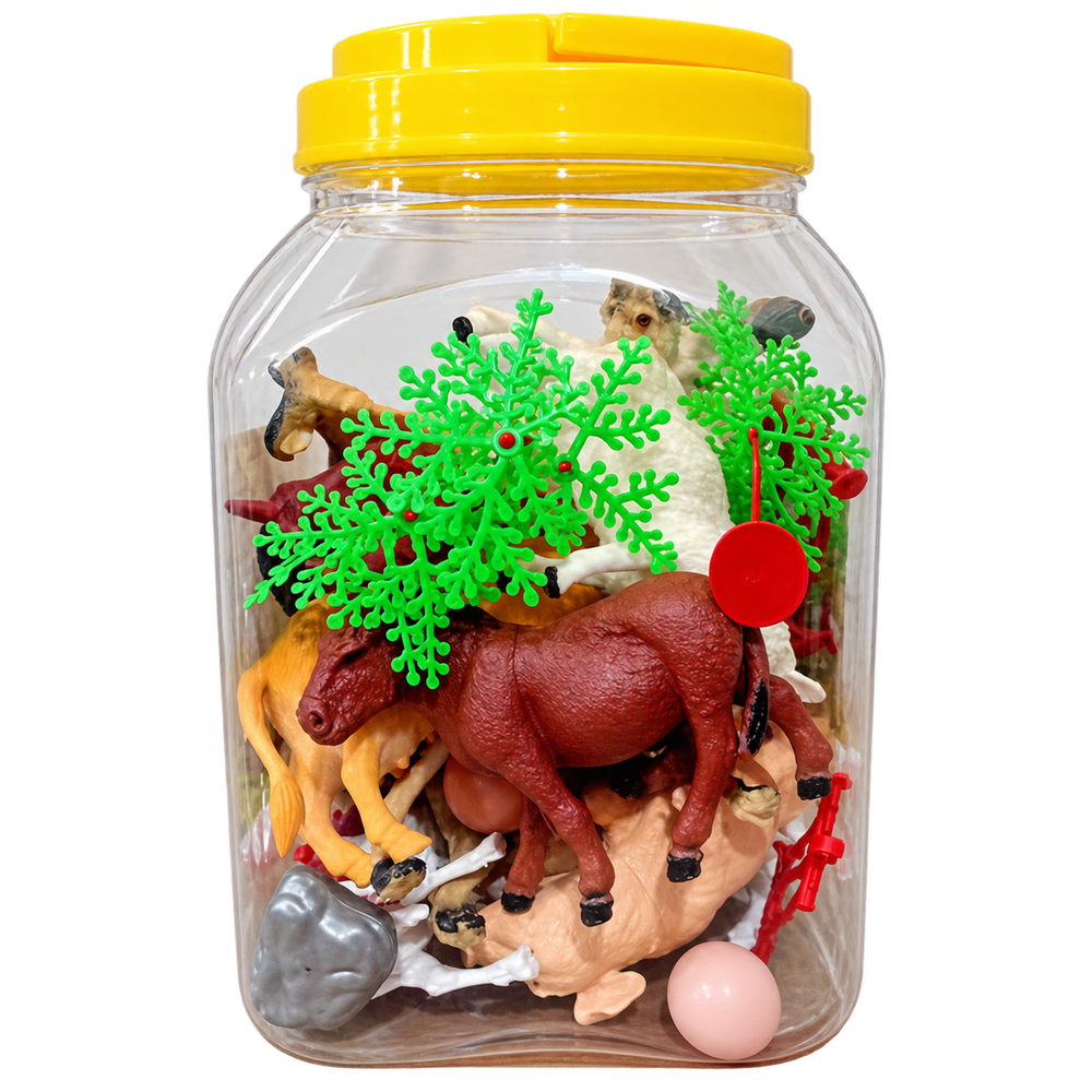 Pet Animals Bucket Toy Set | 303-217 - Toys & Games - Lebanon