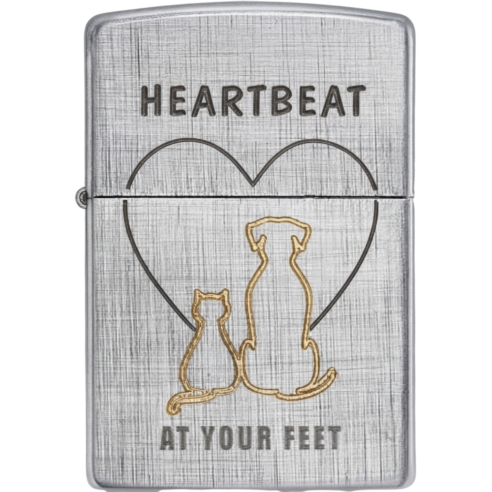 Zippo Zippo Cat and Dog Design Windproof Lighter | 29258 - Home & Kitchen - Lebanon