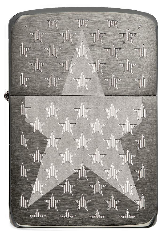 Zippo Zippo Stars Design Windproof Lighter | 29680 - Home & Kitchen - Lebanon