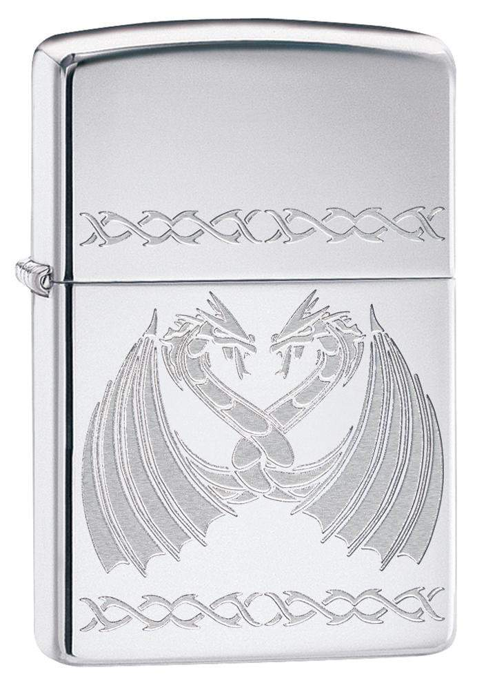 Zippo Zippo Dancing Dragon Design Windproof Lighter | 29988 - Home & Kitchen - Lebanon