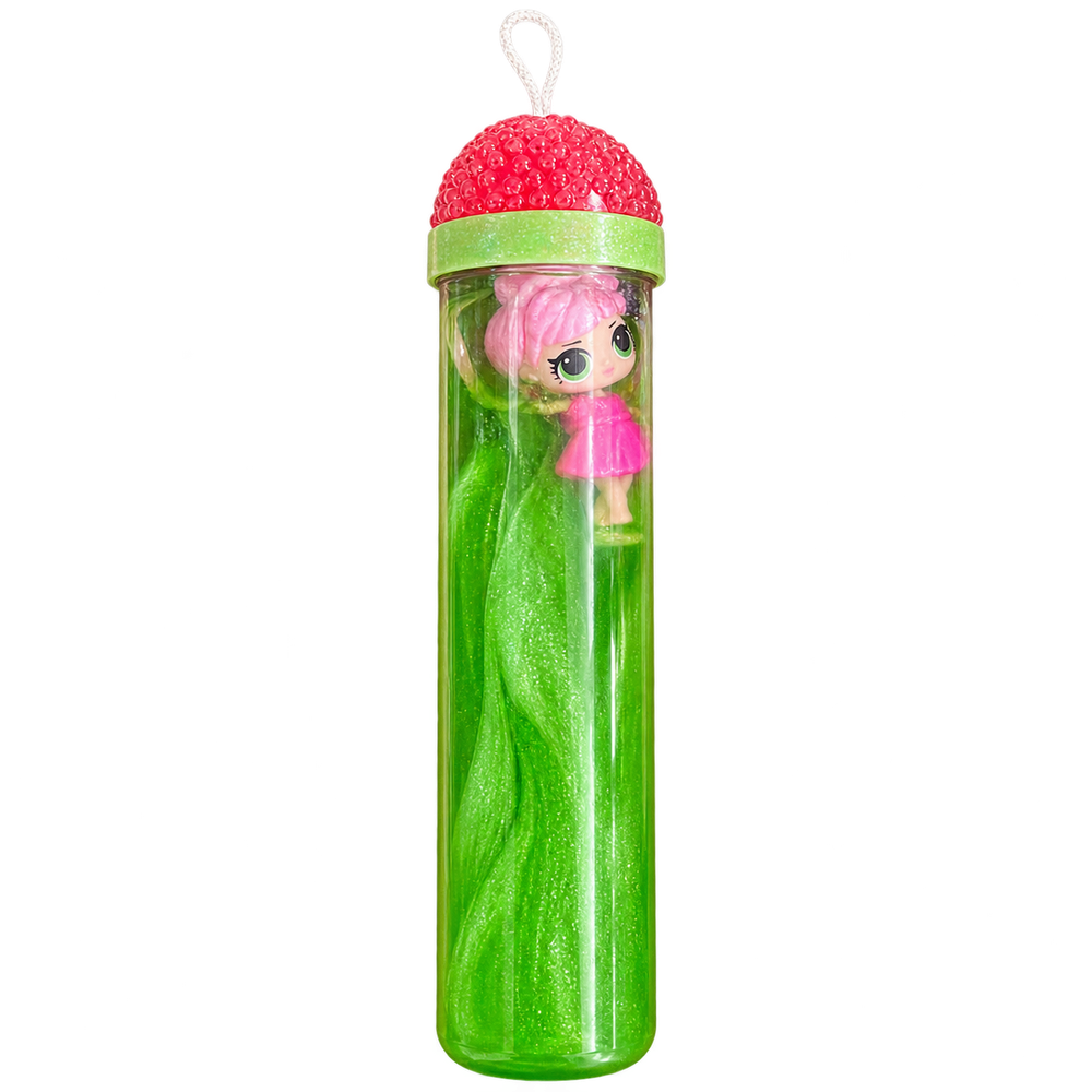 Mini Doll Glitter Slime Tube Toy - Green | AL1099-GRN - Toys & Games - Lebanon