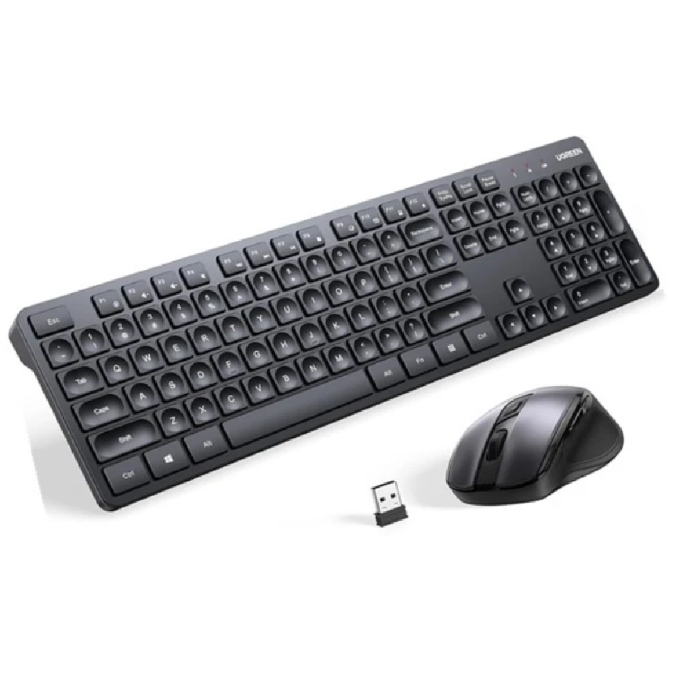UGREEN UGreen Pro 2.4GHz Wireless Keyboard & Mouse Combo - Arabic/English, Silent | MK006 45248 (Damaged Box) - Computers & Tech - Lebanon