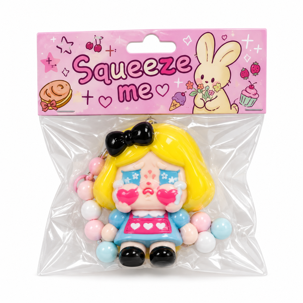Decompression Squeeze Doll Toy - Yellow | AL1103-YELLOW - Toys & Games - Lebanon