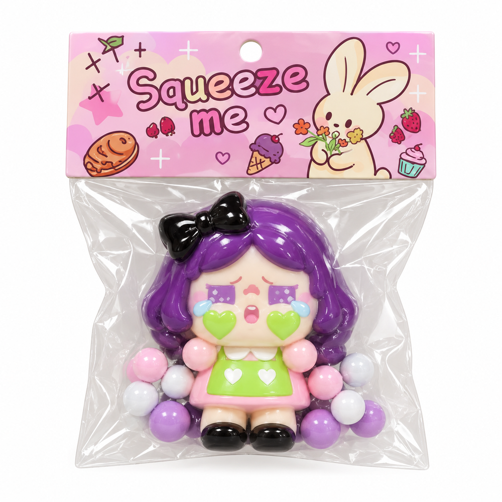 Decompression Squeeze Doll Toy - Purple | AL1103-PURPLE - Toys & Games - Lebanon