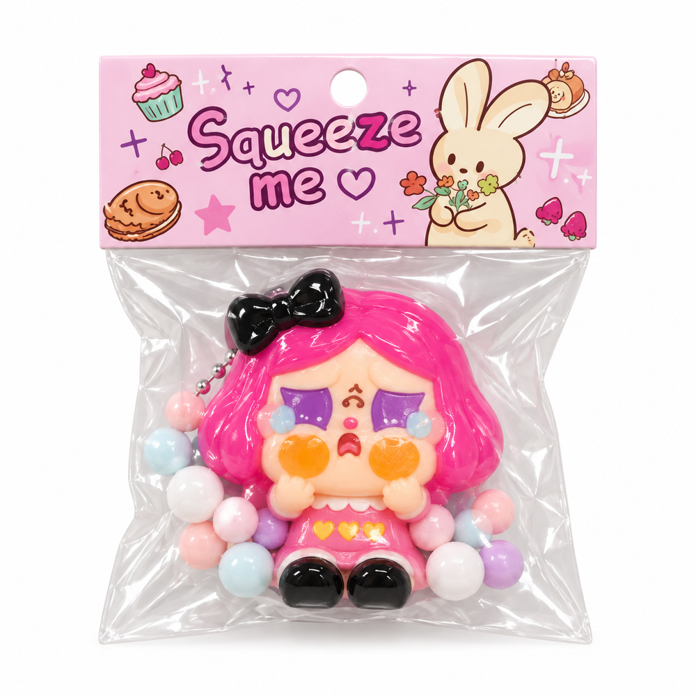 Decompression Squeeze Doll Toy - Pink | AL1103-PINK - Toys & Games - Lebanon