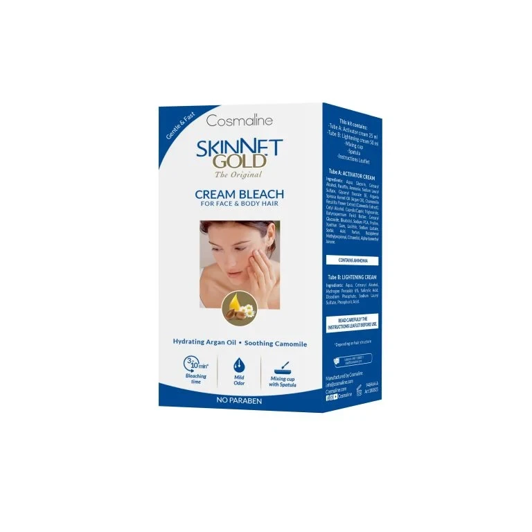Cosmaline Cosmaline SkinNet Gold Cream Bleach Kit 50ml + 25ml | B0004051 - Beauty & Personal Care - Lebanon
