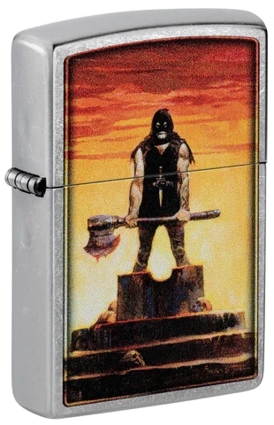 Zippo Zippo Frank Frazetta The Executioners 2 Design Windproof Lighter | 48556 - Home & Kitchen - Lebanon