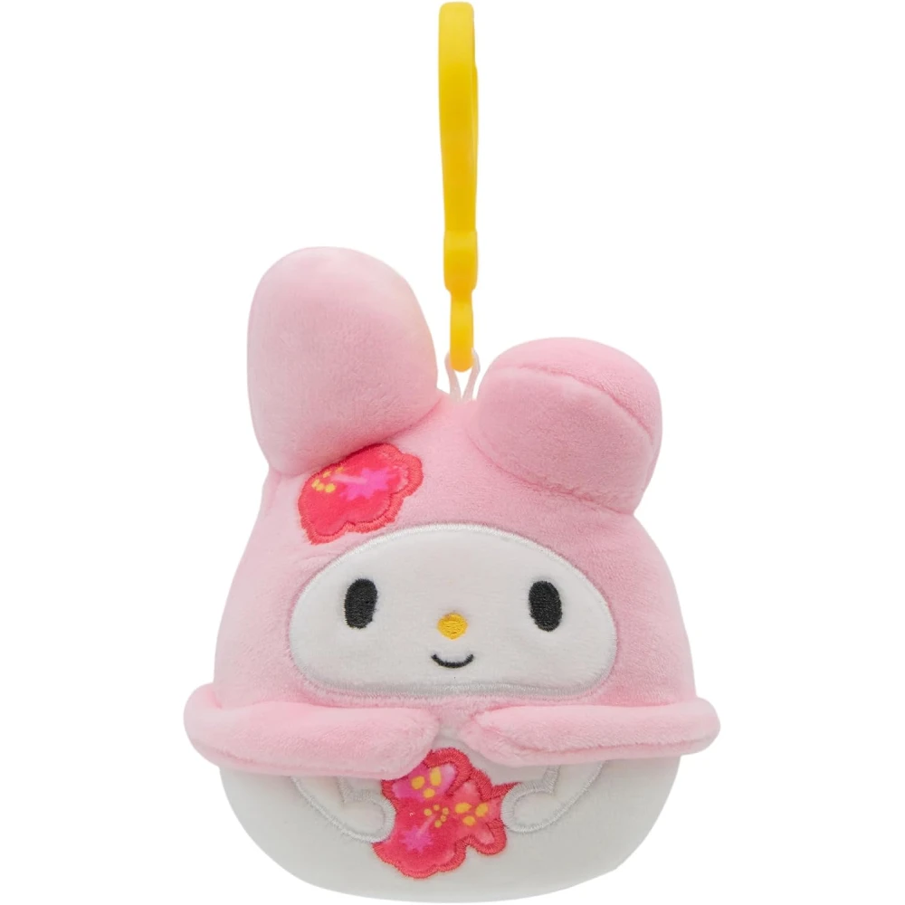 Squishmallows 3.5" Clip-On Summertime Hello Kitty My Melody Plush | SQSN00596