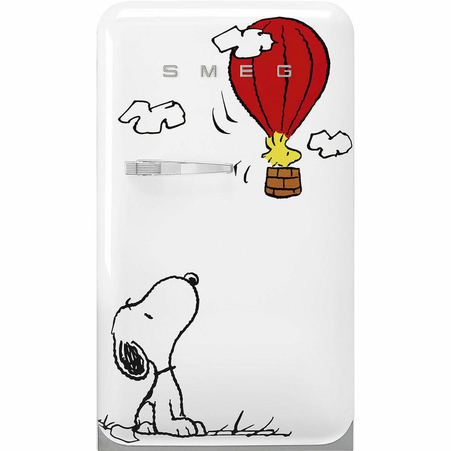 Smeg Smeg Retro 50s Refrigerator 122L Right Hand Snoopy | FAB10RDSN6 - Home & Kitchen - Lebanon