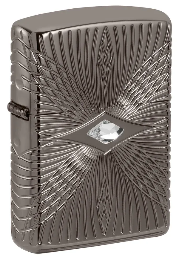 Zippo Zippo Pattern Armor Black Ice Windproof Lighter | 49291 - Home & Kitchen - Lebanon
