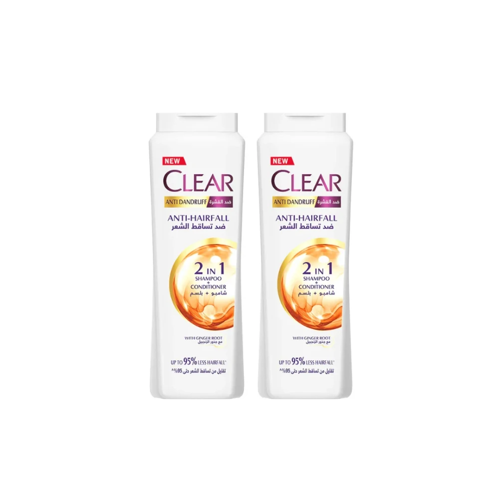 Clear Anti Hair Fall CP 360ml Twin Pack 2 @ 20% Off