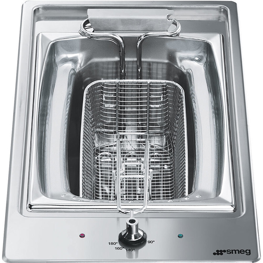 SMEG Domino Fryer 30cm Stainless Steel | PGF30F