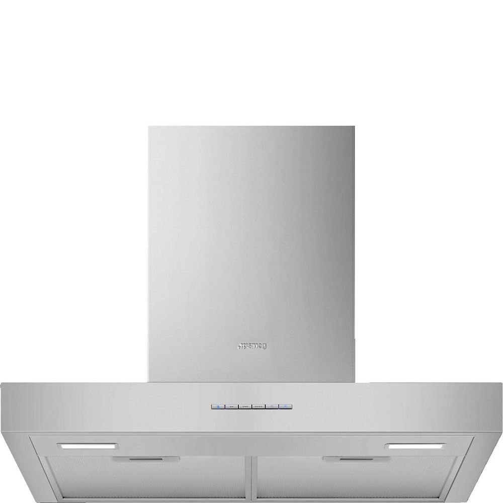 Smeg Smeg Wall Mounted Hood 60cm 473 m³/h Stainless Steel | KBT600XE - Home & Kitchen - Lebanon