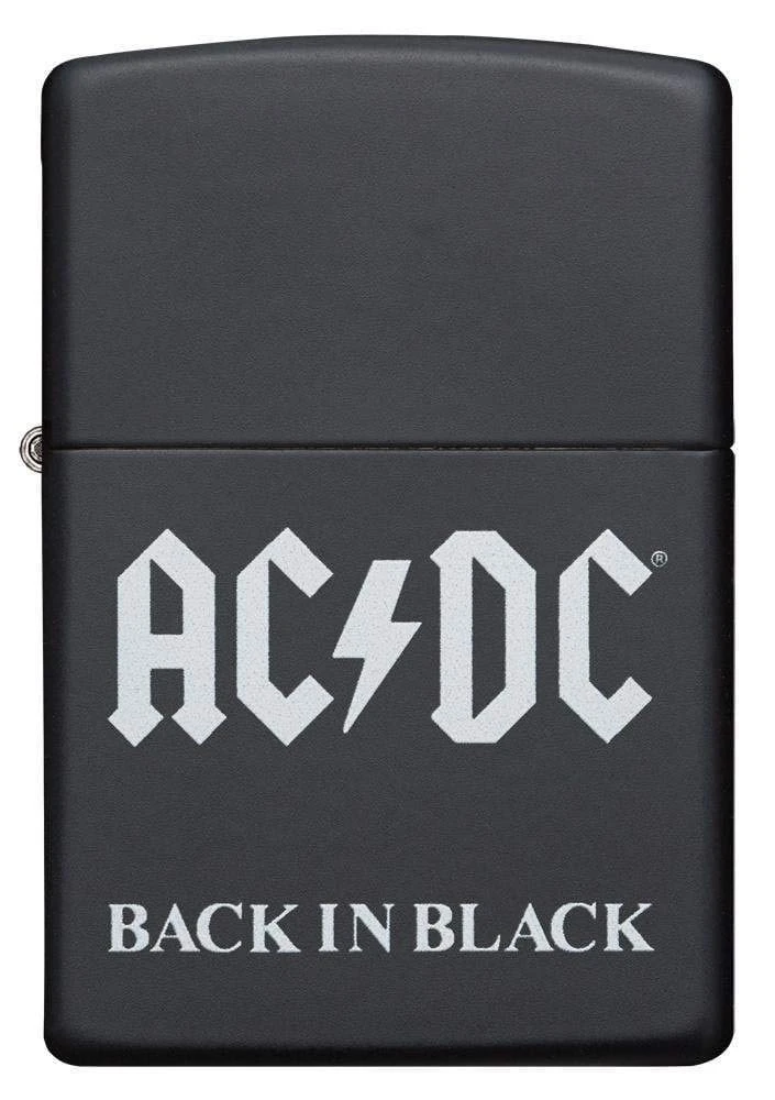 Zippo Zippo AC/DC Back in Black Matte Windproof Lighter | 49015 - Home & Kitchen - Lebanon