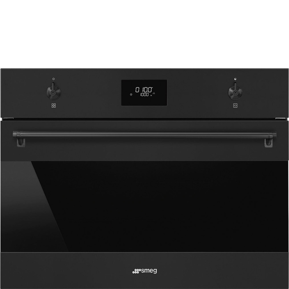 Smeg Smeg Built-In Microwave + Grill 40L Black Matt | SO4301M0N - Home & Kitchen - Lebanon