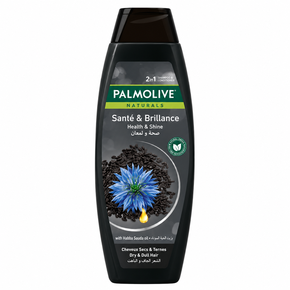 Palmolive 2 in 1 Health & Shine Habba Sauda Shampoo for Dull Hair