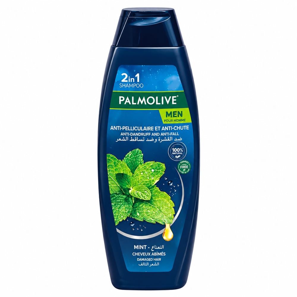 Palmolive Palmolive 2 in 1 Anti-Fall & Anti-Dandruff Mint Shampoo for Men with Damaged Hair 380ml | 30547109 - Beauty & Personal Care - Lebanon