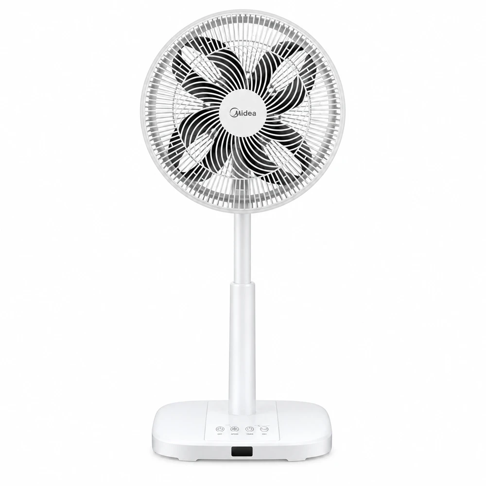 Midea 14-Inch Pedestal Fan 8 Blades 9 Speeds | FS35-26XRD