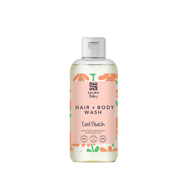 Salma Salma Hair + Body Wash Cool Peach - Home & Kitchen - Lebanon