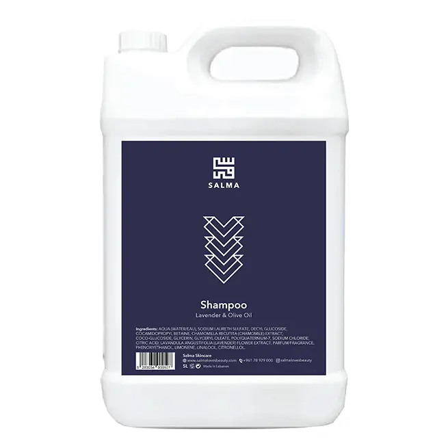 Salma Salma Shampoo Lavender & Olive Oil Refill 5L - Beauty & Personal Care - Lebanon