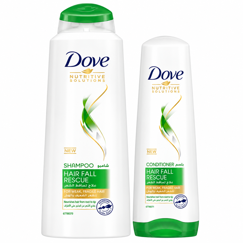 Dove Dove Hair Fall Rescue Shampoo 600ml + Free Conditioner 350ml | 299924 - Beauty & Personal Care - Lebanon