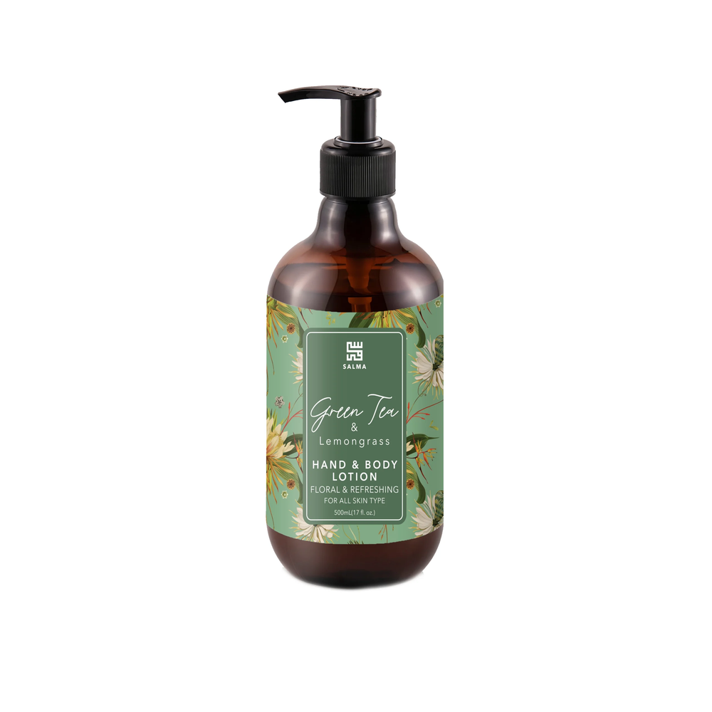 Salma Salma Hand & Body Lotion Green Tea & Lemongrass 500ml - Beauty & Personal Care - Lebanon