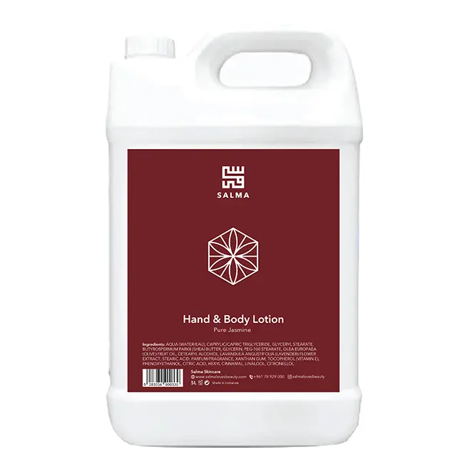 Salma Salma Hand & Body Lotion Pure Jasmine Refill 5L - Beauty & Personal Care - Lebanon
