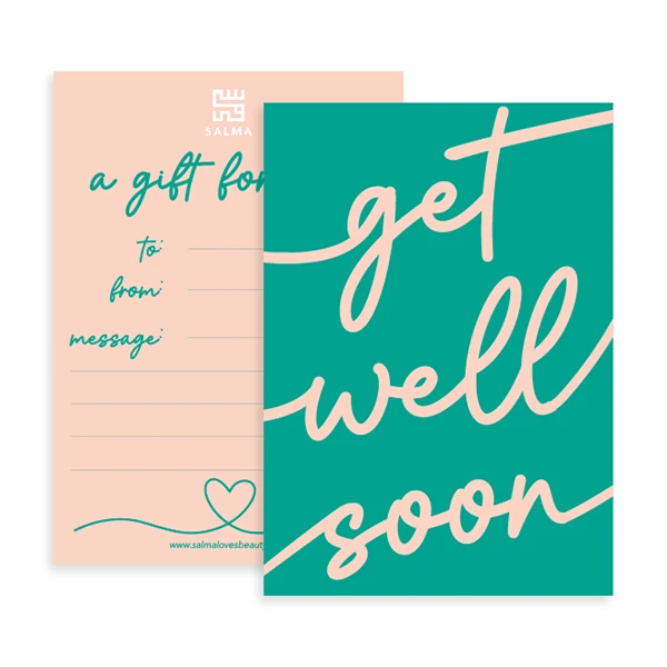 Salma Salma Get Well Soon Greeting Card - Home & Kitchen - Lebanon