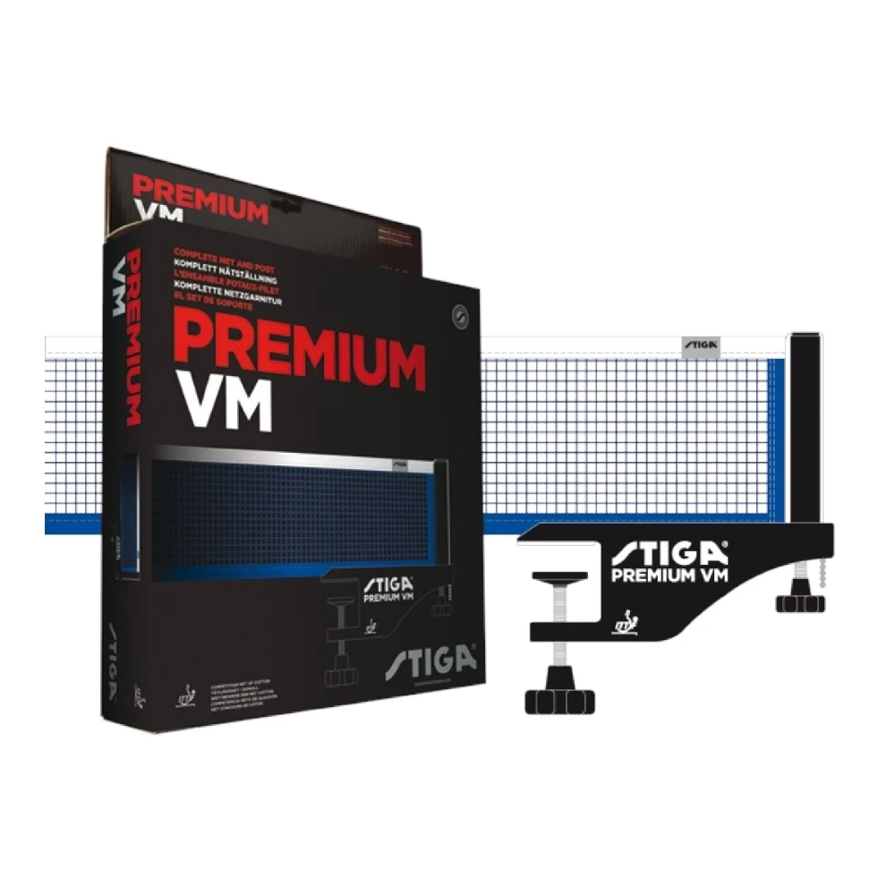 Stiga Stiga Net and Post Set Premium VM ITTF Approved - Sports & Outdoors - Lebanon