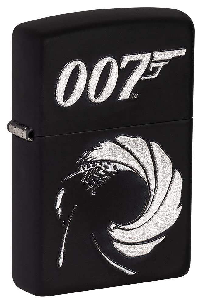 Zippo Zippo James Bond 007 Lighter - Black Matte | 29566 - Home & Kitchen - Lebanon