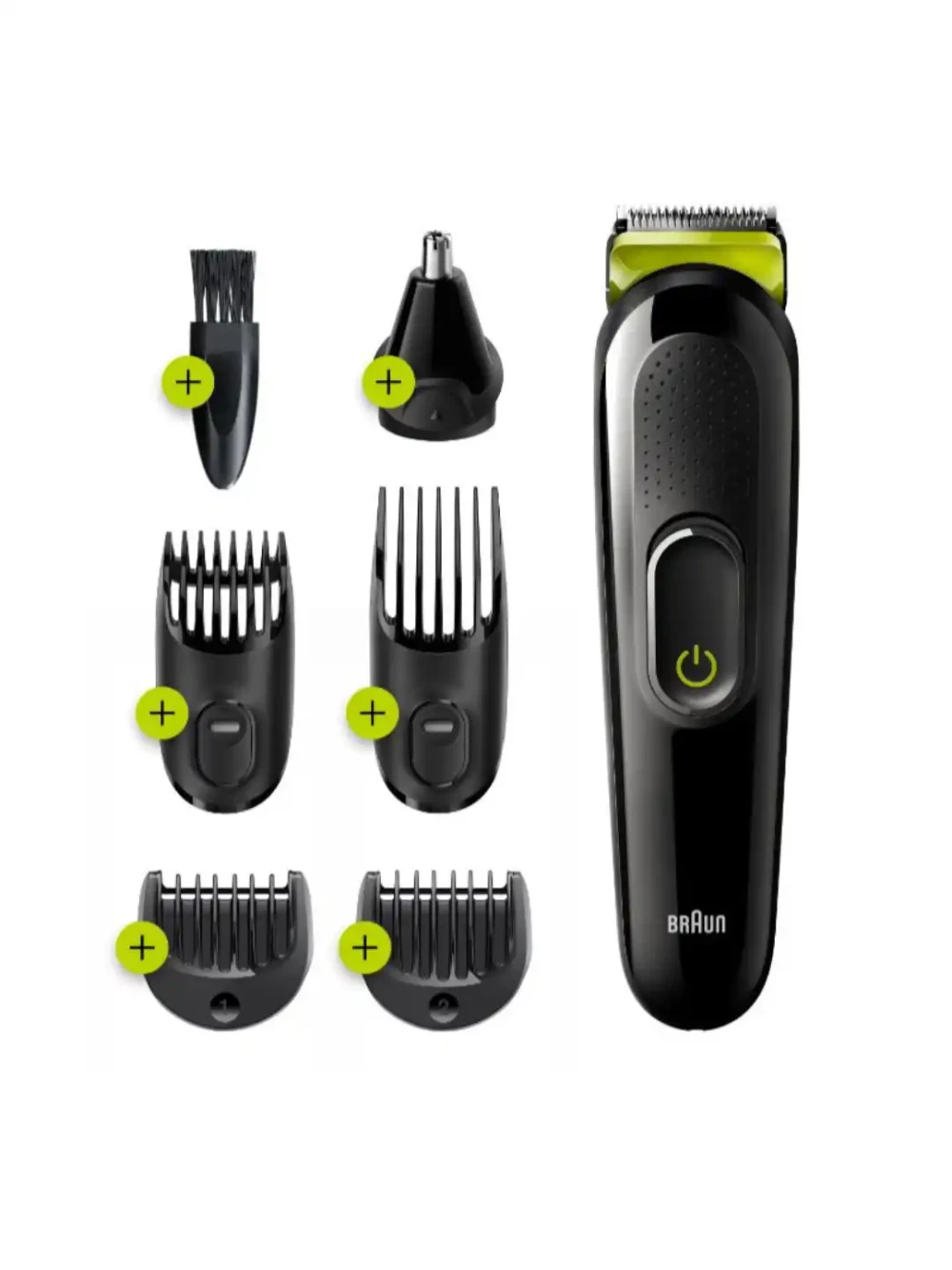 Braun 6-in-1 Trimmer for Beard Hair Nose - Black | MGK3321