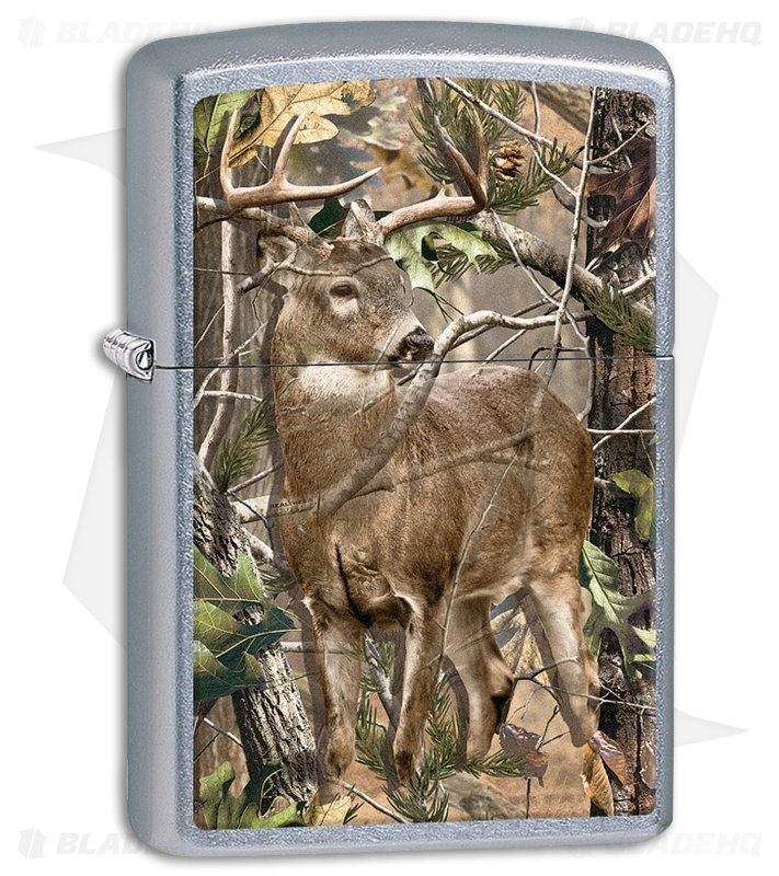 Zippo Zippo Realtree Edge Buck Street Chrome Windproof Lighter | 29310 - Home & Kitchen - Lebanon