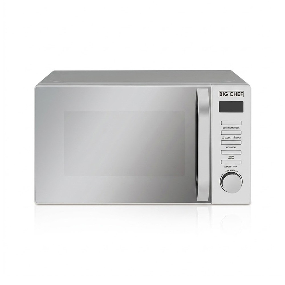 Big Chef 23L Digital Control Solo Microwave Silver | MW23DS