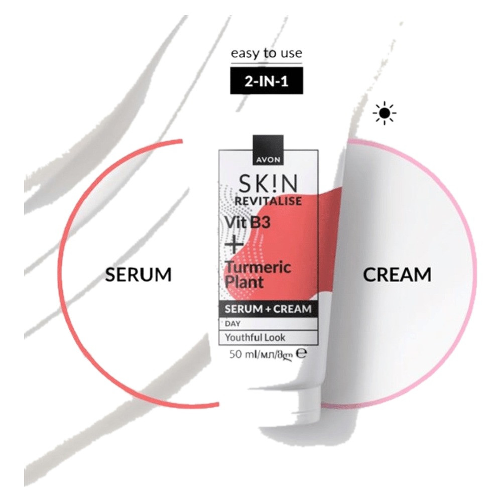 Avon 1574313 SK!N Youth Boost Serum + Cream Day 50ml