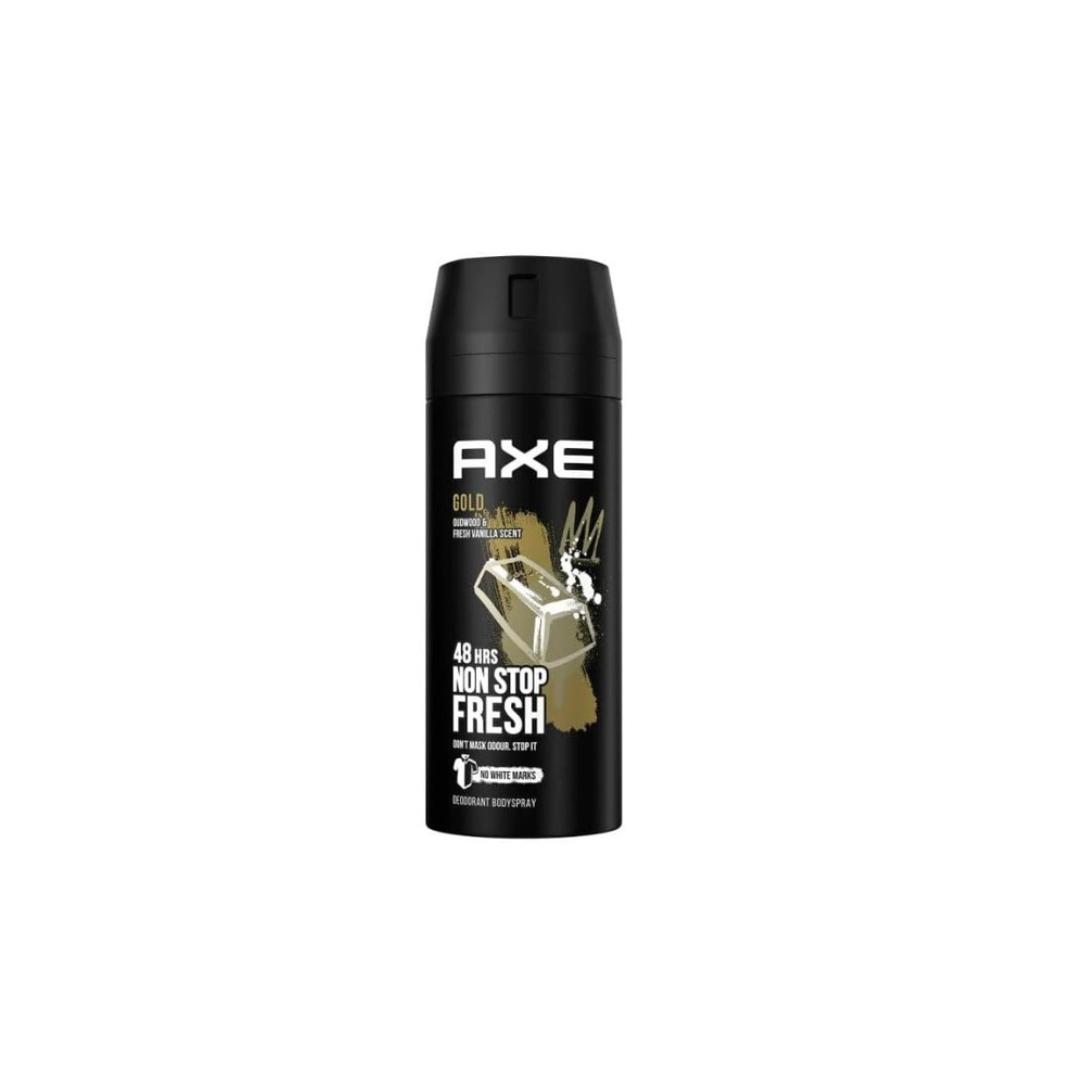 Axe 290879 - Men Gold Oud & Vanilla Body Spray 150ml